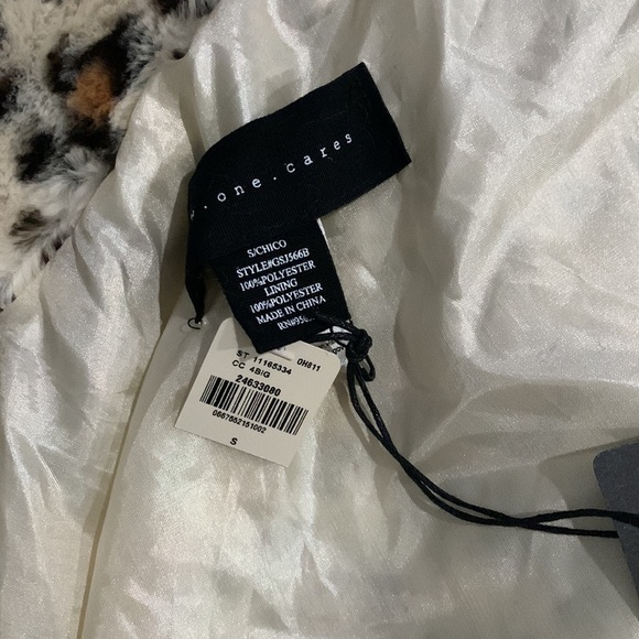 Victoria's Secret Pink Know One Cares Leopard Print Jacket - Picture 6 of 12